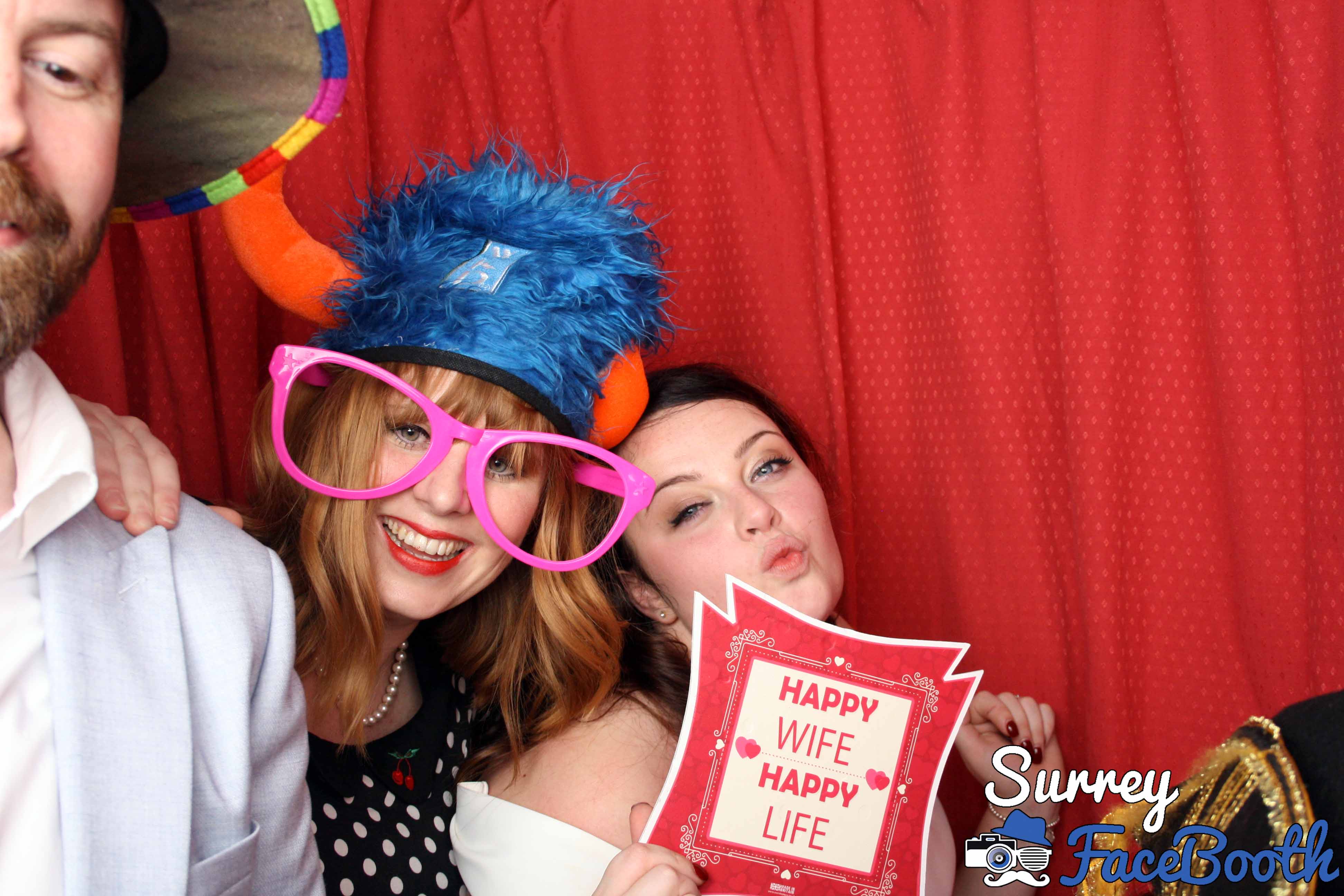 Lewis & Beth's Wedding | View more photos from the event at galleries.surreyfacebooth.co.uk/u/Surrey-FaceBooth/Lewis-Beths-Wedding